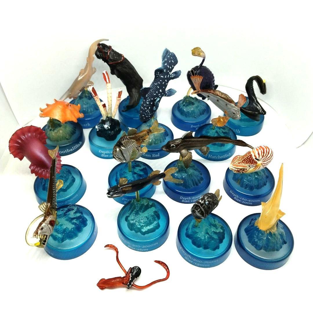 海洋堂 ボトルキャップ ☆ 深海生物フィギュアコレクション セット