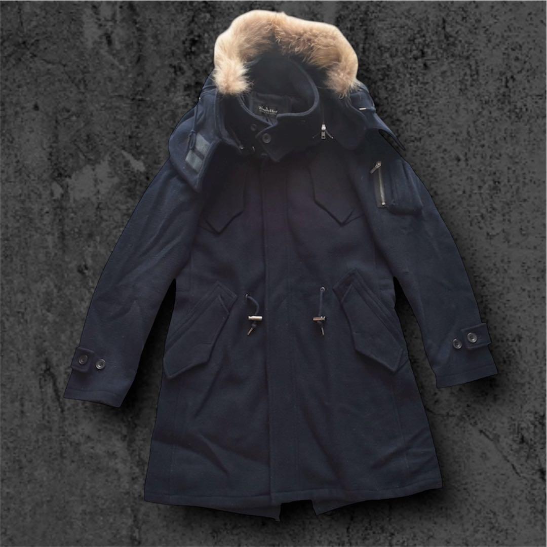 【フォロー割適用】Y2K tornado mart Dark MeltonFur 00s〜 “TORNADO MART” set up boots cut pants 00年代 トルネード