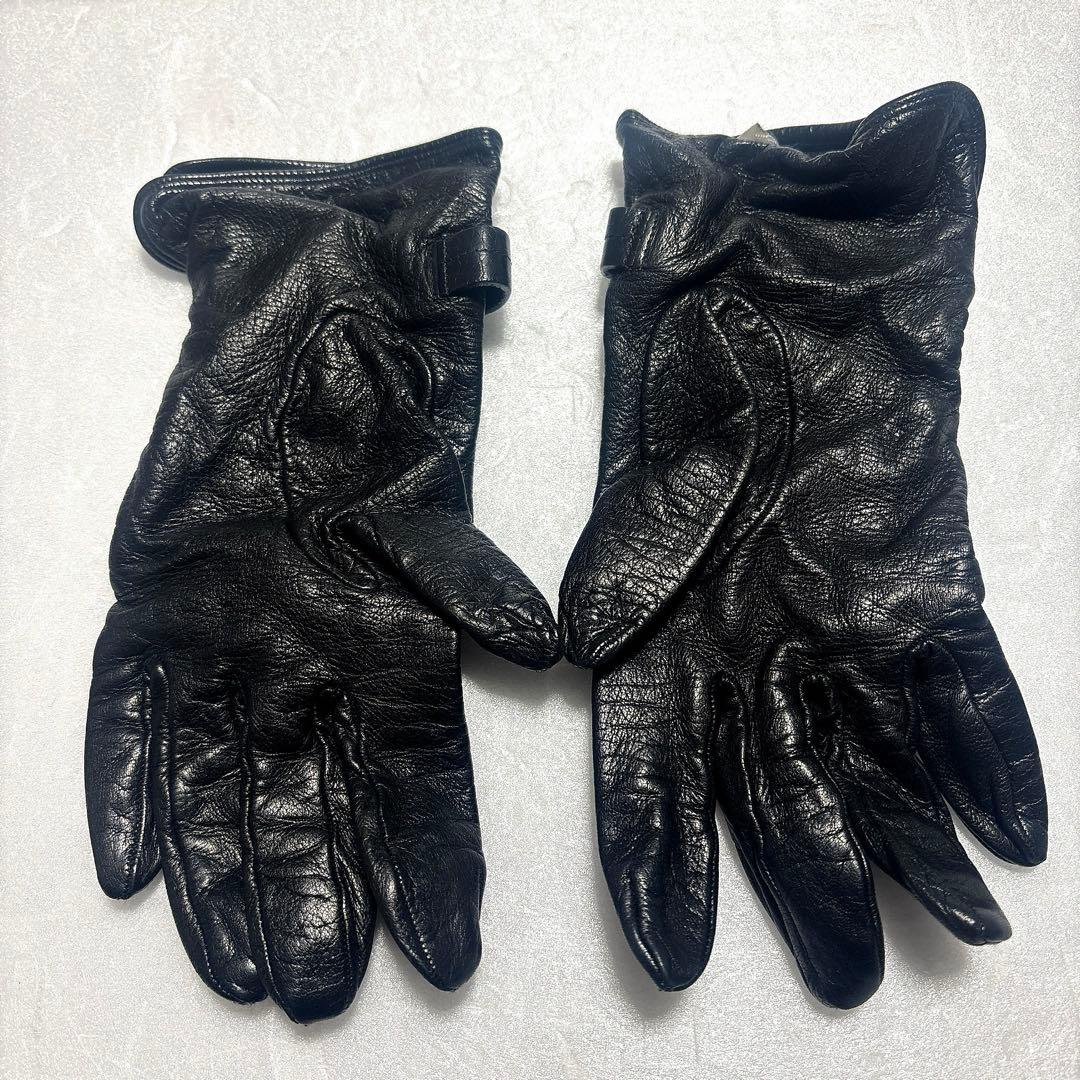 《早い者勝ち》 PRADA ラムレザー 100% 手袋 シルク レディース