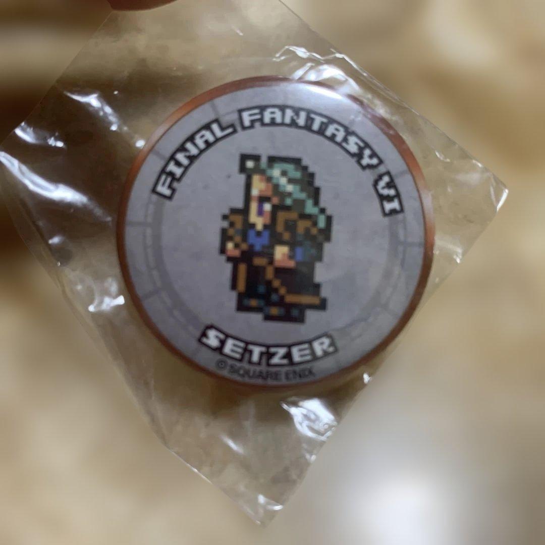 レコードキーパー 缶バッチ ファイナルファンタジー6 セッツァー