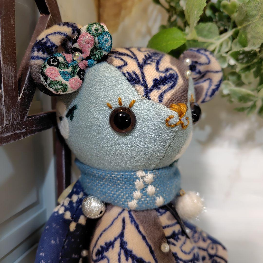 ミナペルホネン＊ハンドメイド＊ぬいぐるみ＊テディベア＊80 ミナペルホネンのファブリックの手作りベア ぬいぐるみ noel+ 通販