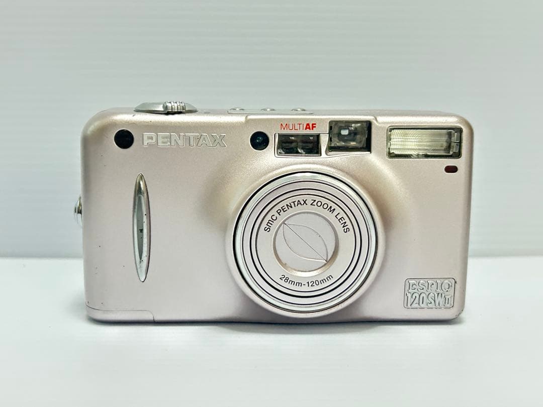 437 完動品 PENTAX ESPIO120SWⅡ フィルムカメラ ピンク Pink[💥MINT in Case] PENTAX ESPIO 120SW II Point & Shoot Film