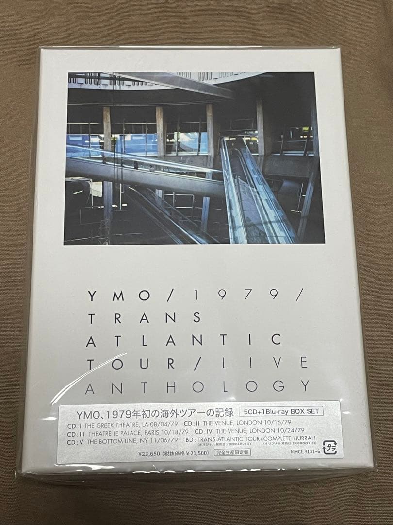 YMO 1979 Live Anthology (再プレス) YMO、1979年のライブボックスから単独発売第3弾、ロンドン(2回目