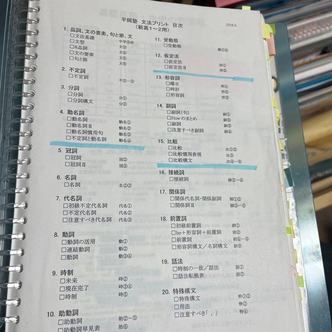 n*5様 【平岡塾SS月】文法プリントファイル - メルカリ