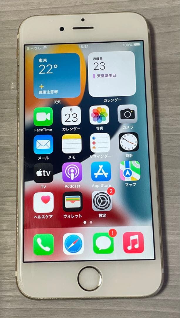 バッテリー新品SIMフリーiPhone6S 64GB - メルカリ