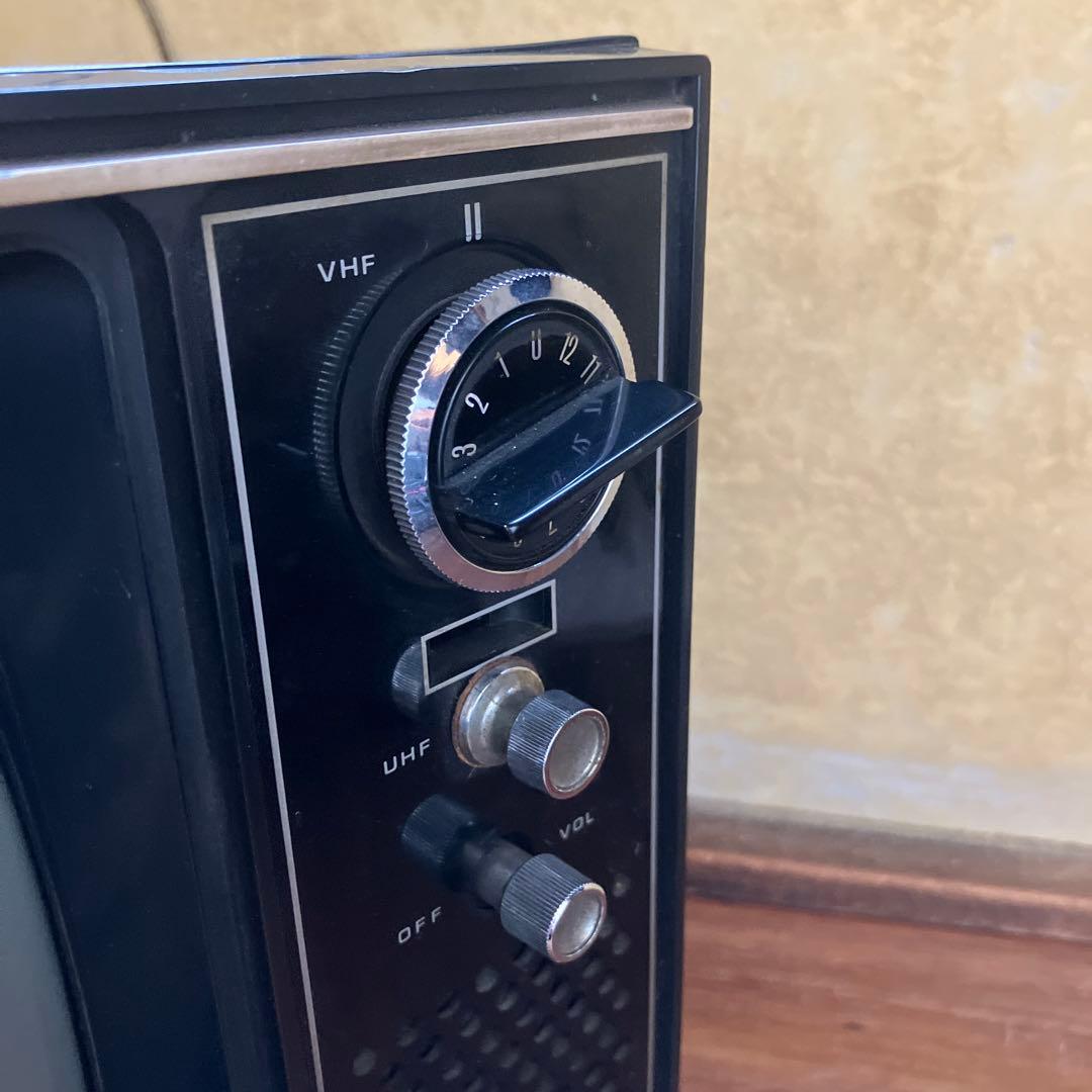 昭和レトロ HITACHI P-72 ブラウン管テレビ トランジスタ 当時物 昭和