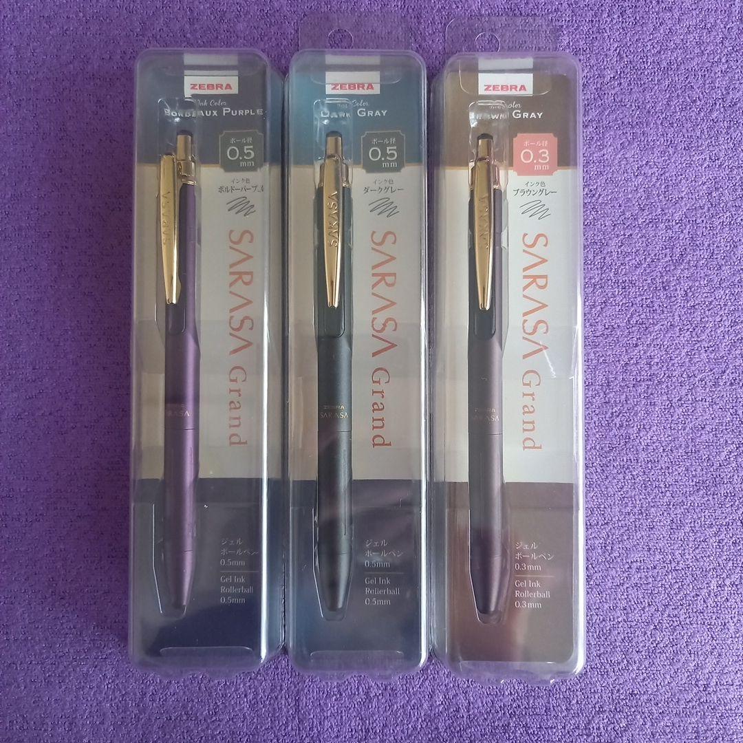 ZEBRA SARASA Grand サラサグランド 3本 - メルカリ