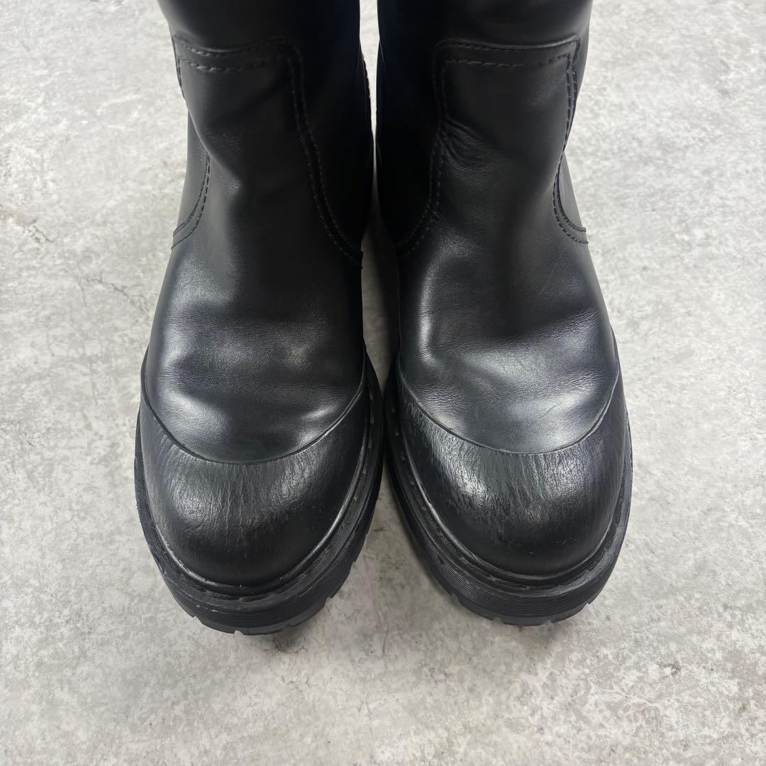 PRADASPORTS プラダスポーツ レザー ロングブーツ 39 ラグソール