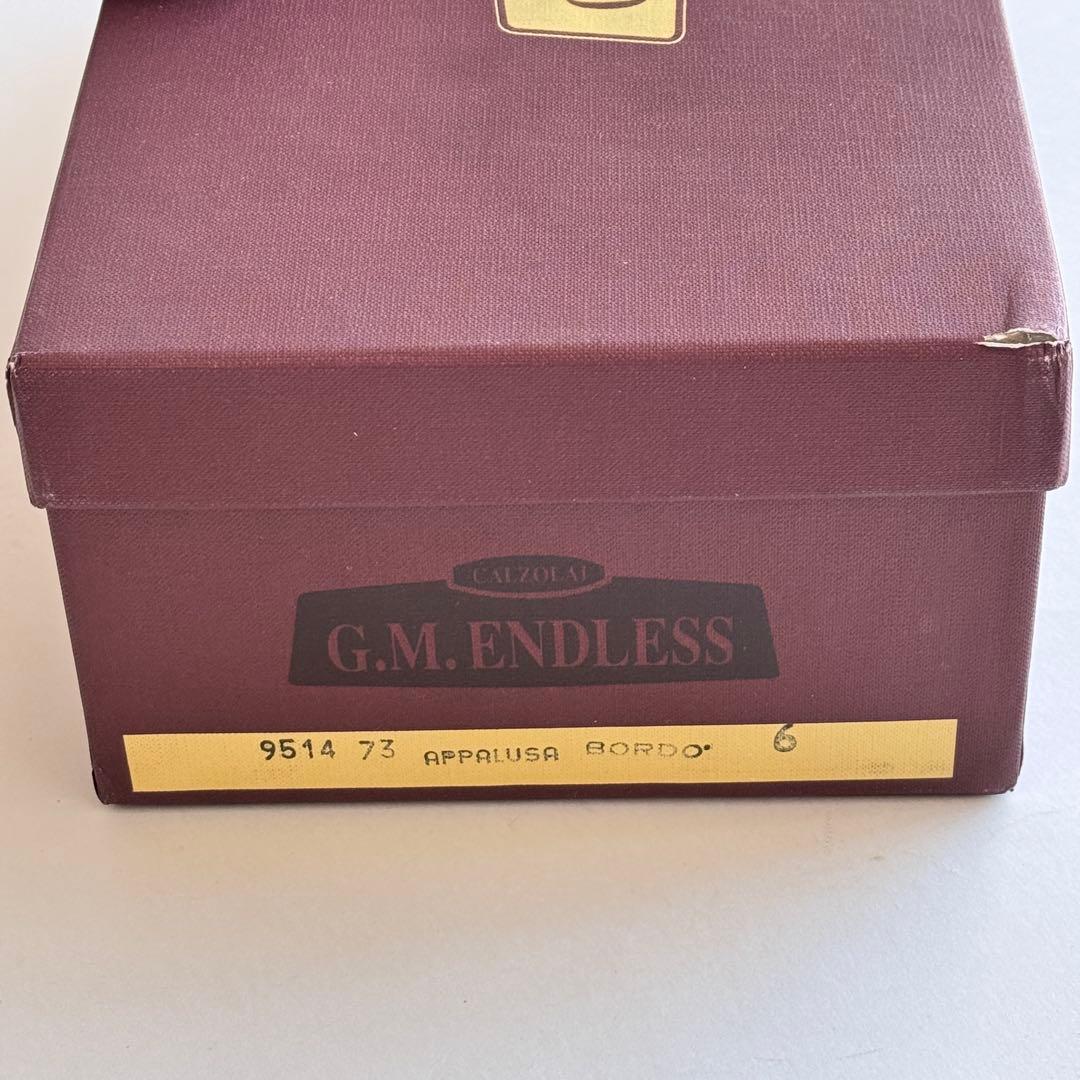 G.M.ENDLESS GMエンドレス Uチップレザーシューズ サイズ6