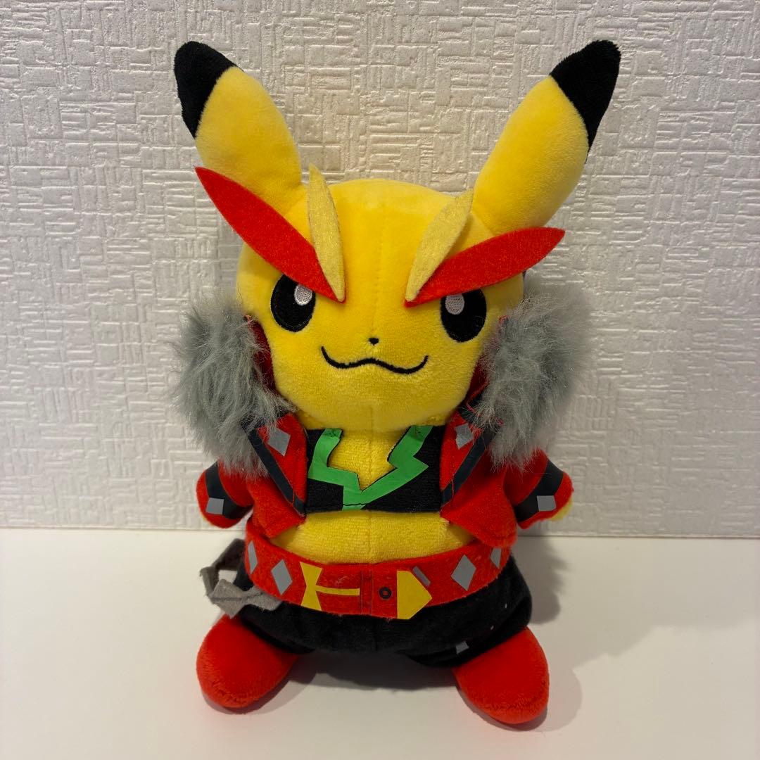 ポケモンセンター限定 ハードロック ピカチュウ　ぬいぐるみ Pokmon ポケットモンスター ぬいぐるみ マダムピカチュウ ハードロック