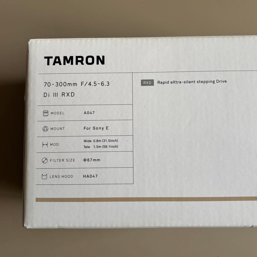 タムロンeマウント/70-300mm F/4.5-6.3 Di III RXD