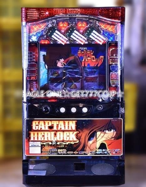 【入手困難】★キャプテンハーロックG★SANKYO★名機★5号機★ジャンク★ WHISKY MEW | 『宇宙海賊キャプテンハーロック』ラベル・ウイスキー