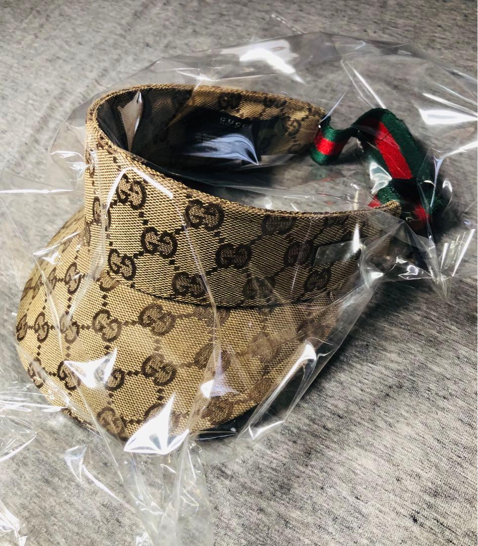 GUCCI GGパターンサンバイザー 美品 ビンテージ ゴルフ