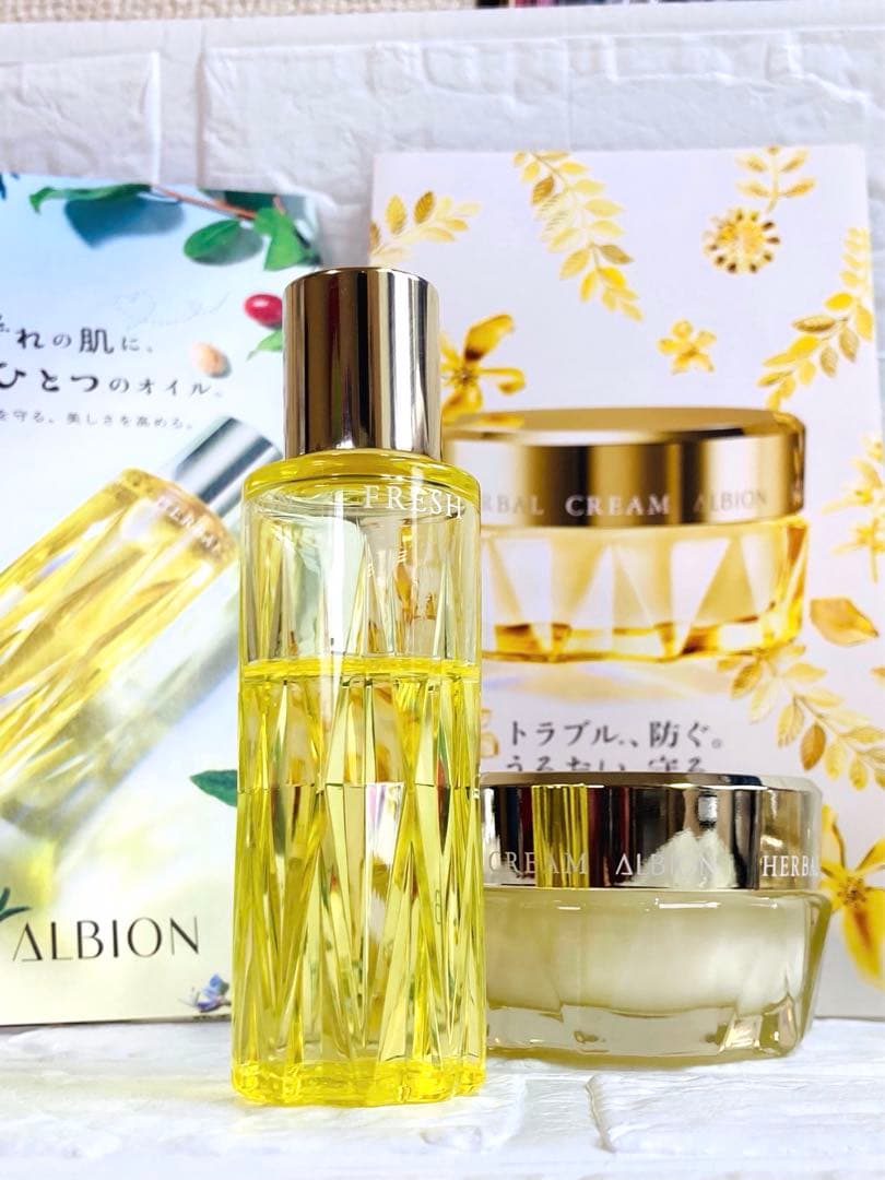 アルビオン／《フレッシュハーバルオイル》《バーバルクリーム》