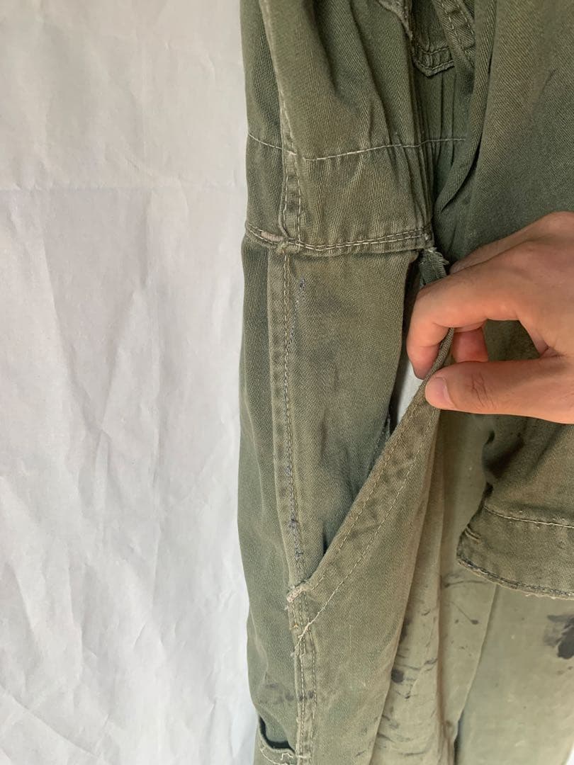 40s オールインワン 大戦つなぎ 月桂樹ボタン - メルカリ