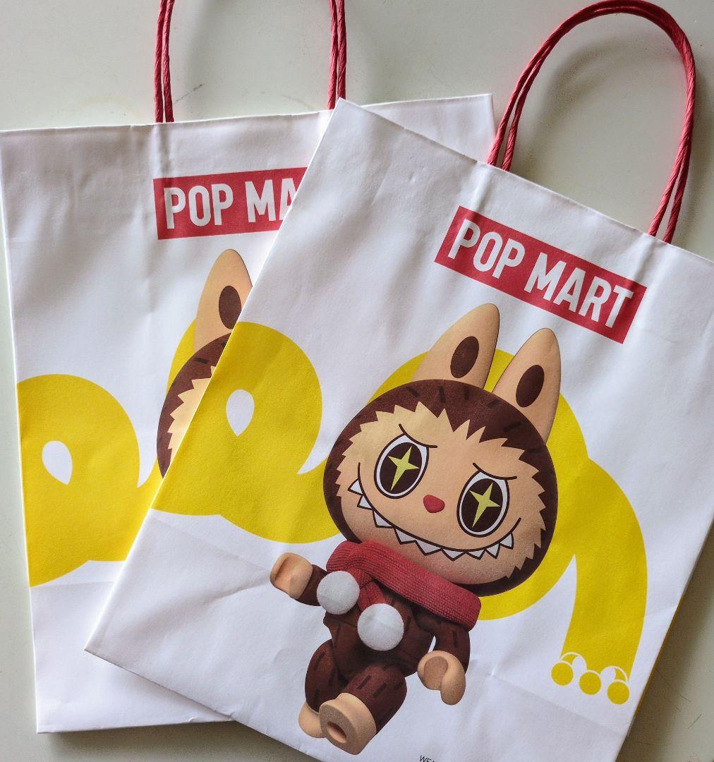 POPMART LABUBUラブブ ショッパー紙袋M2枚 - メルカリ