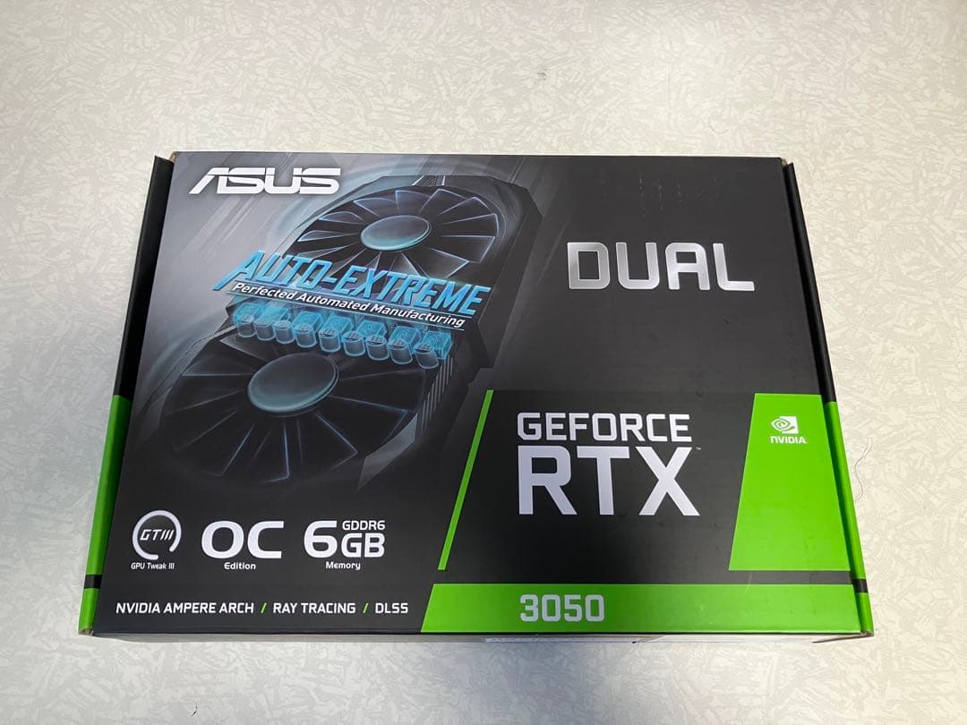 グラフィックボード・グラボ・ビデオカード ASUS GeForce RTX 3050 OC 6GB ASUS Dual GeForce RTX™ 3050 OC Edition 6GB GDDR6