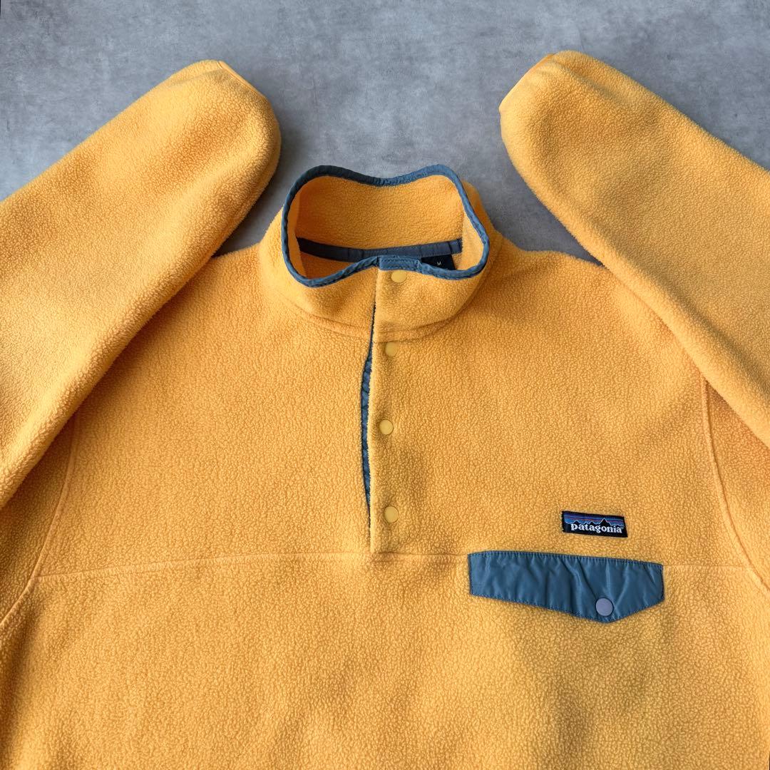 真*佑様 90s パタゴニア シンチラ スナップT Mサイズ USA製 イエロー