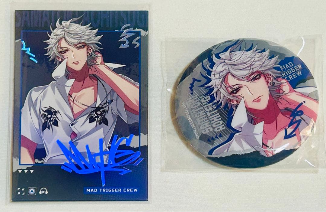 ヒプマイ 中国 缶バッジ チェキ風カード 碧棺左馬刻 - メルカリ