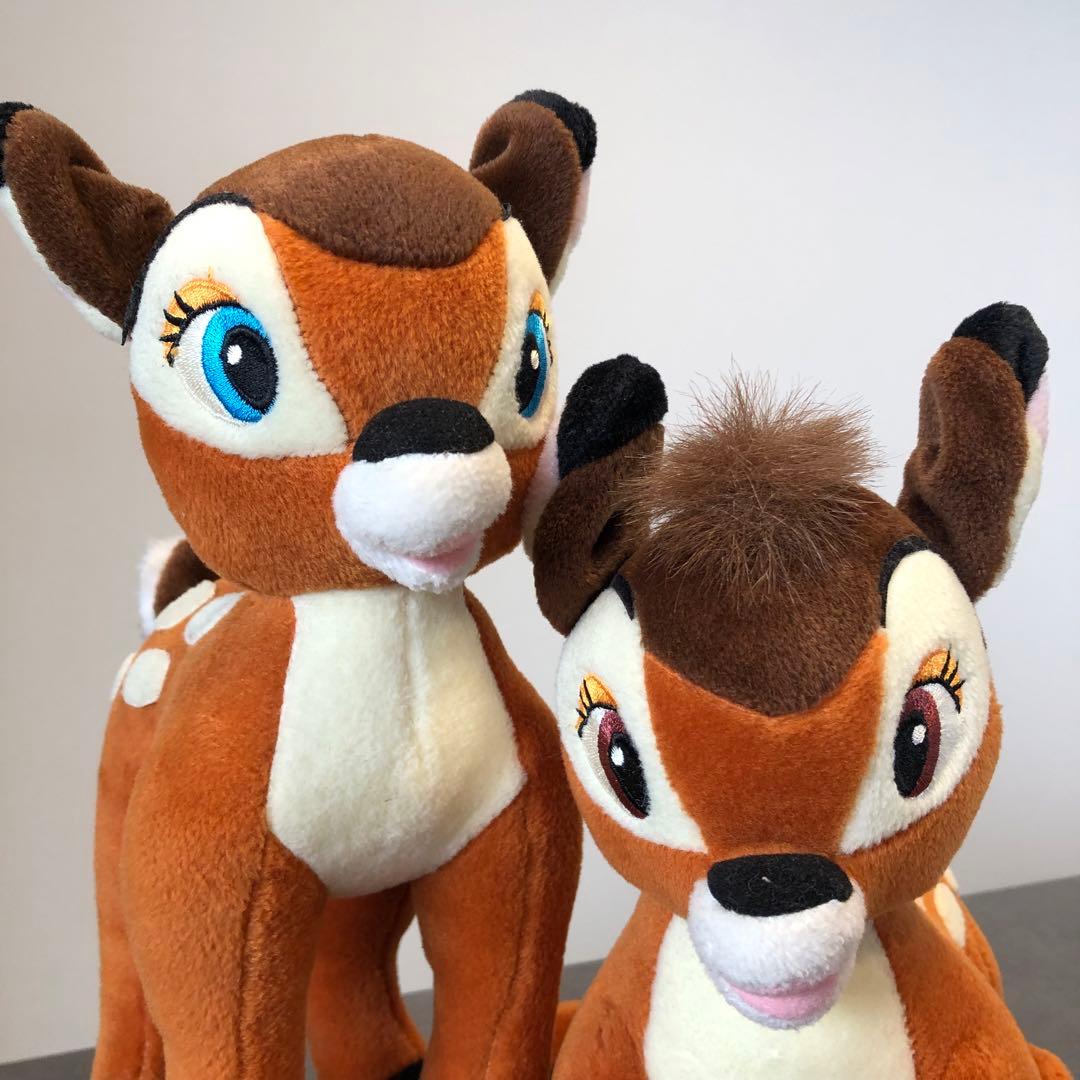 レア 美品 ディズニー バンビ ぬいぐるみ 二匹セット - メルカリ
