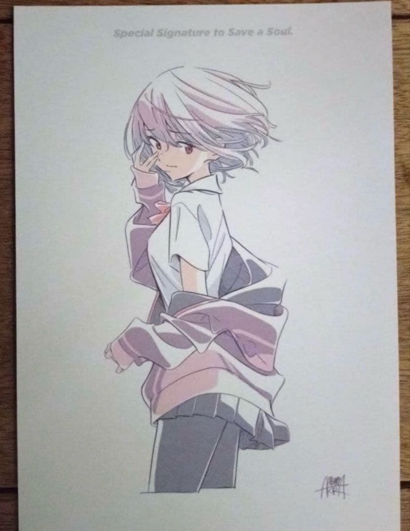 SSSS.GRIDMAN』特別上映会特典・雨宮哲描き下ろしイラストカード③