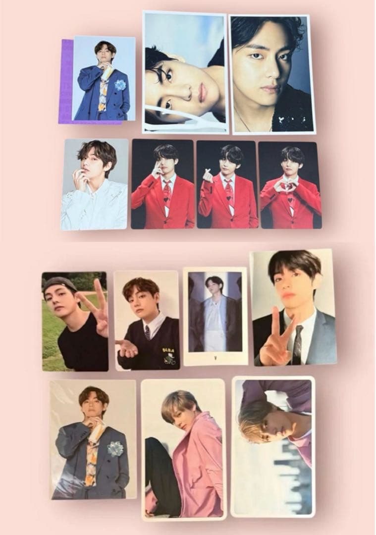 BTS V ミニフォト トレカ まとめ売り 16枚 - メルカリ