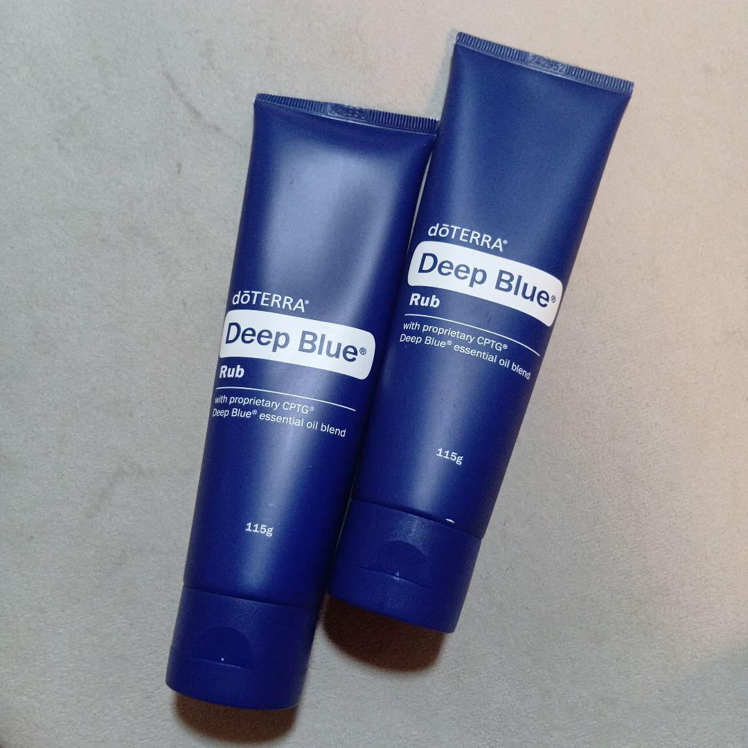 【新品】ドテラ　doTERRA ディープブルーラブ　2個セット 楽天市場】ドテラ ディープブルーラブ クリーム2本セット 送料無料