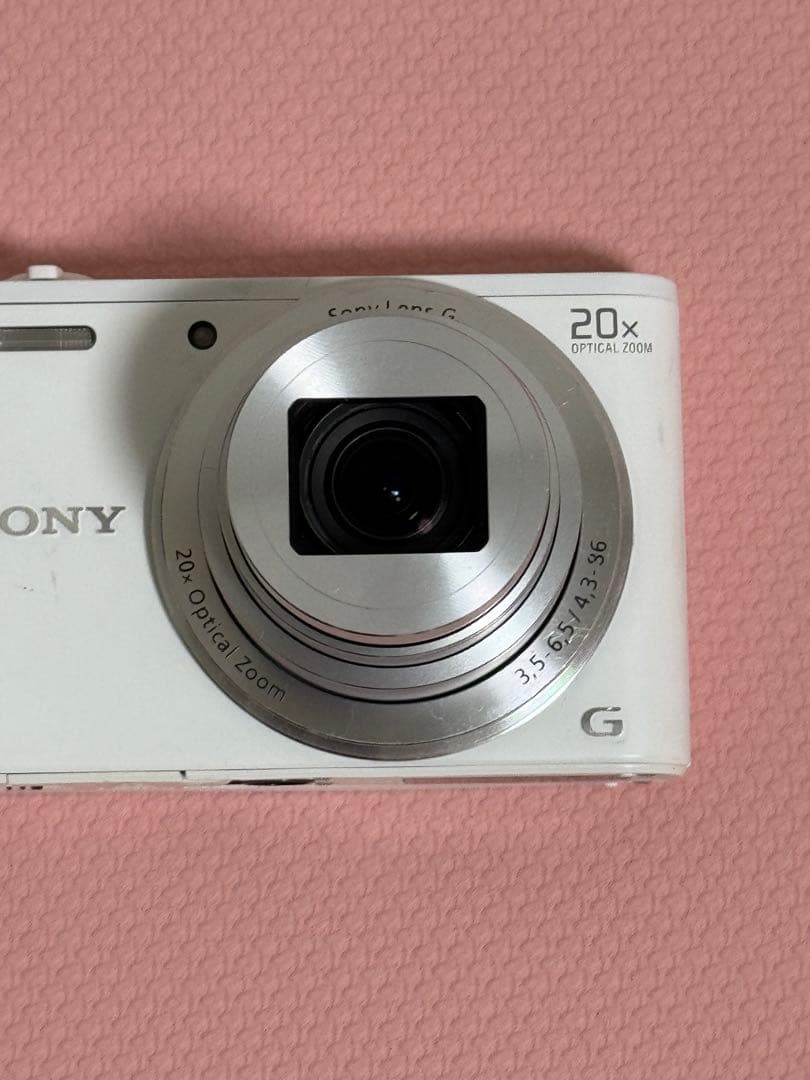 SONY Cyber-shot DSC-WX350 ホワイト 動作確認済 - メルカリ