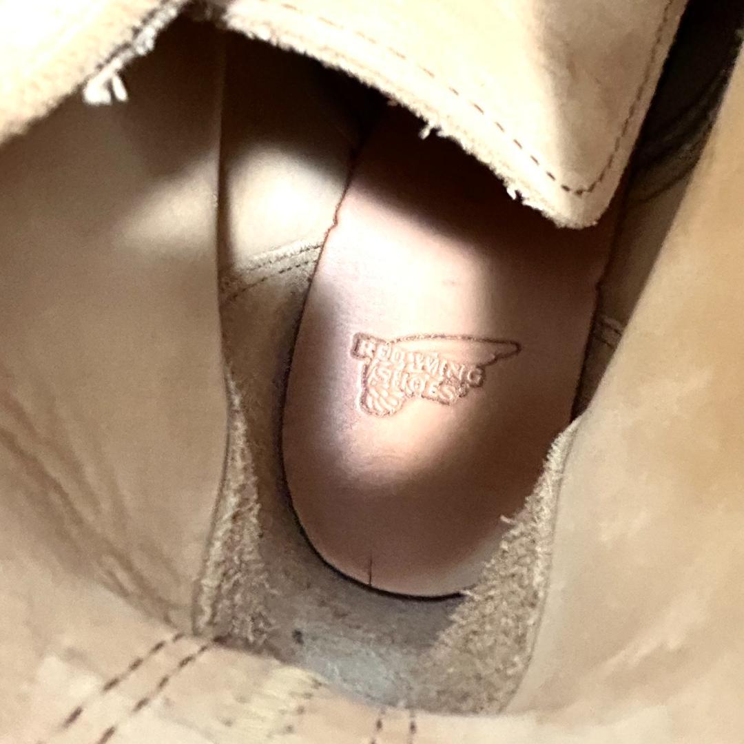 レッドウィング 3143 チャッカブーツ スエード ベージュ 28.5cm