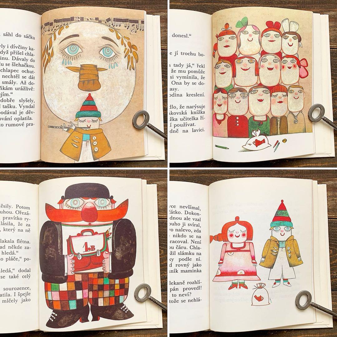 クヴィエタ・パツォウスカーの古い絵本(1984年)/チェコ絵本 東欧雑貨