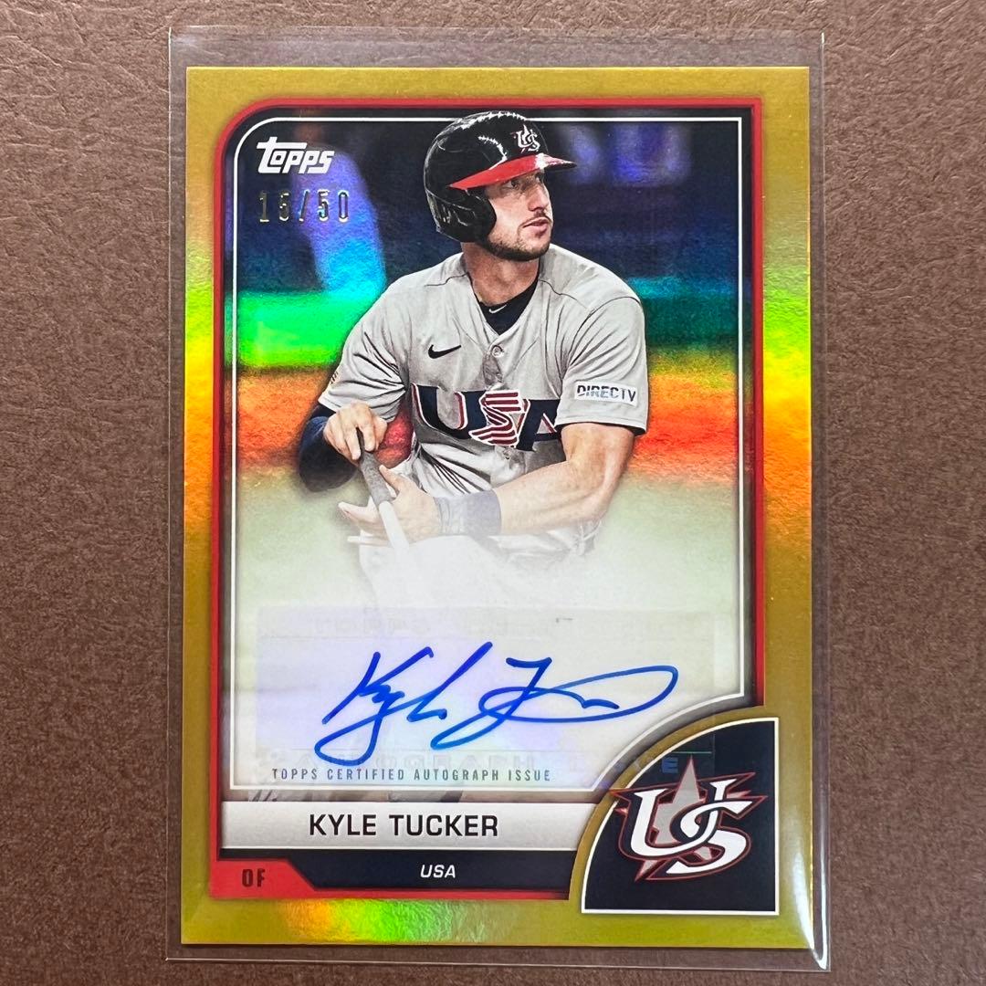 Topps WBC カイル タッカー 50枚限定 直筆サインカード Auto - メルカリ