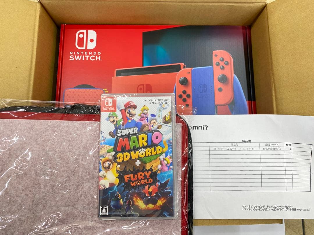 ニンテンドーSwitchマリオ本体　限定　新品未開封 任天堂（Nintendo） 【未開封】任天堂 ゲームソフト スーパーマリオ