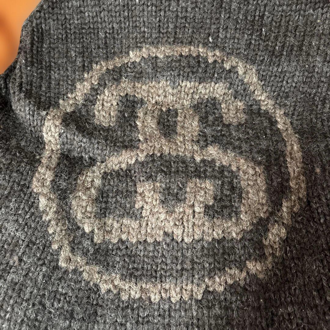 本日限Stussyステューシーcanadian sweaterカウチンニッチ希少 - メルカリ
