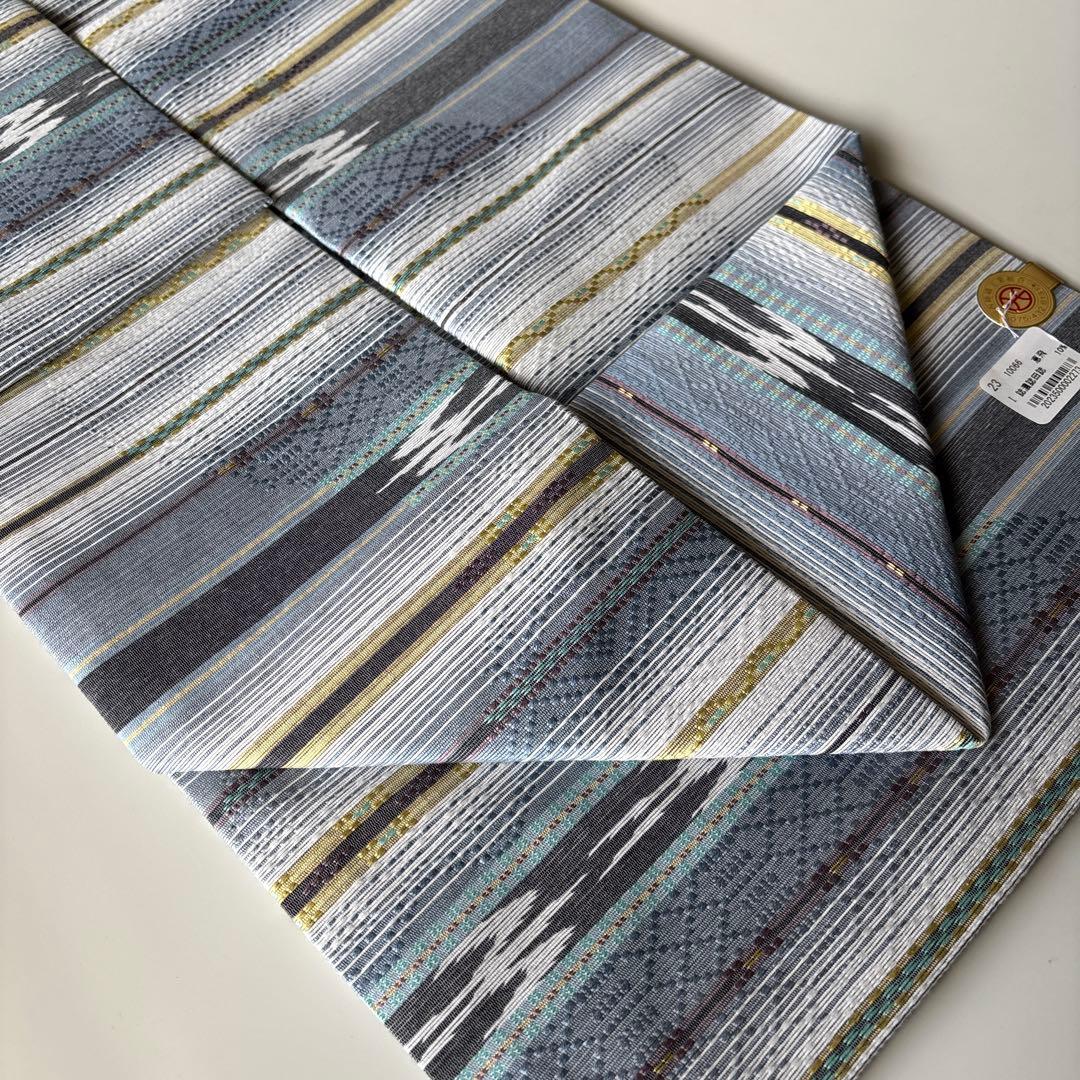 OB90京都西陣織 九寸名古屋帯花織 全通 新品 お仕立て上がり - メルカリ