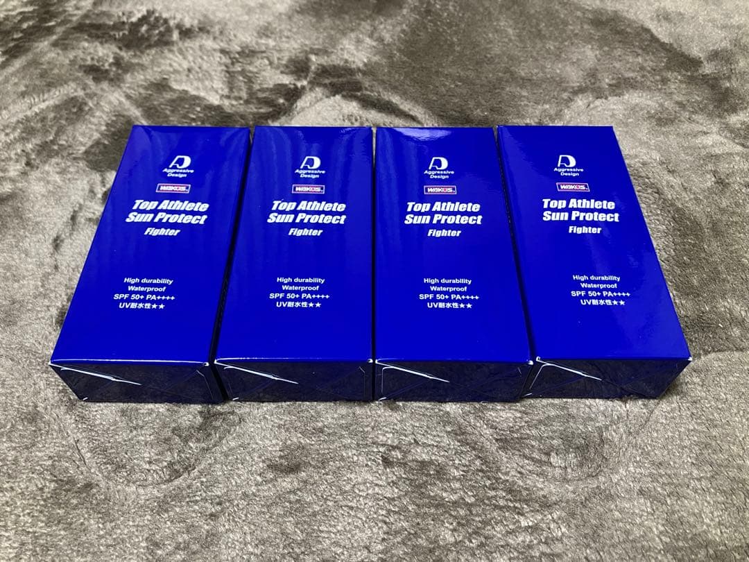 UVケア アグレッシブデザイン ファイターSPF50+サンプロテクト　4個セット Amazon.co.jp: 日焼け止め アグレッシブデザイン トップアスリート