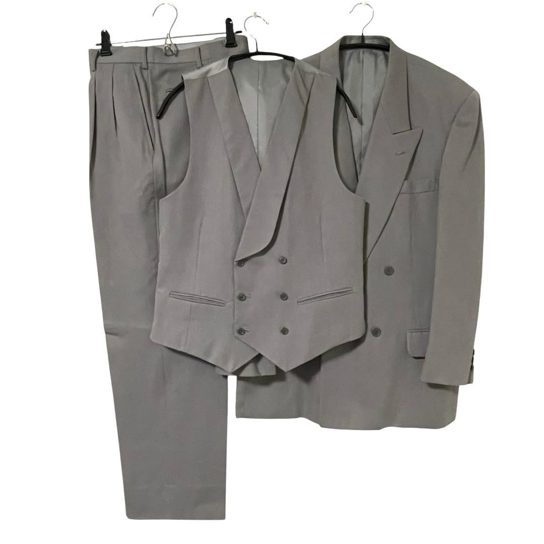 美品 ヴィンテージ 希少 ダブルブレスト スリーピーススーツ L 菅田将