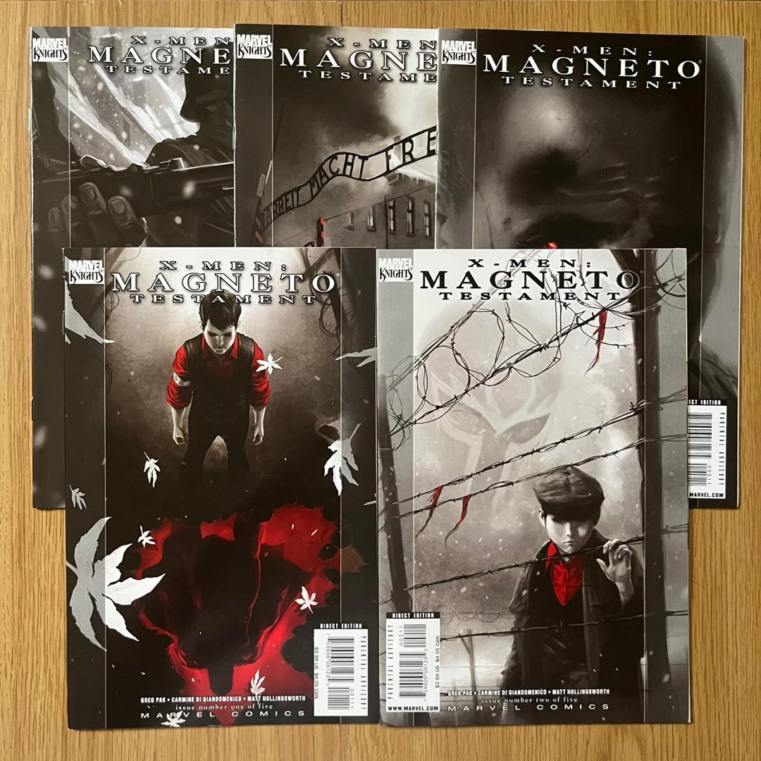 X-Men: Magneto Testament #1-5 アメコミリーフ 全巻 - メルカリ