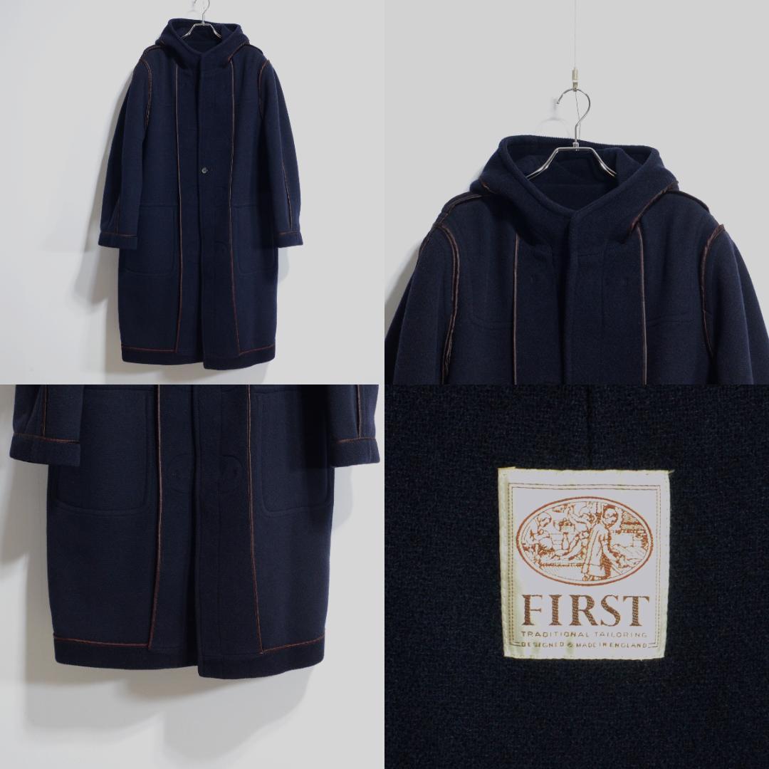 超極上品 ムーアブルックカットパイル ダッフル Fトラディショナル 紺