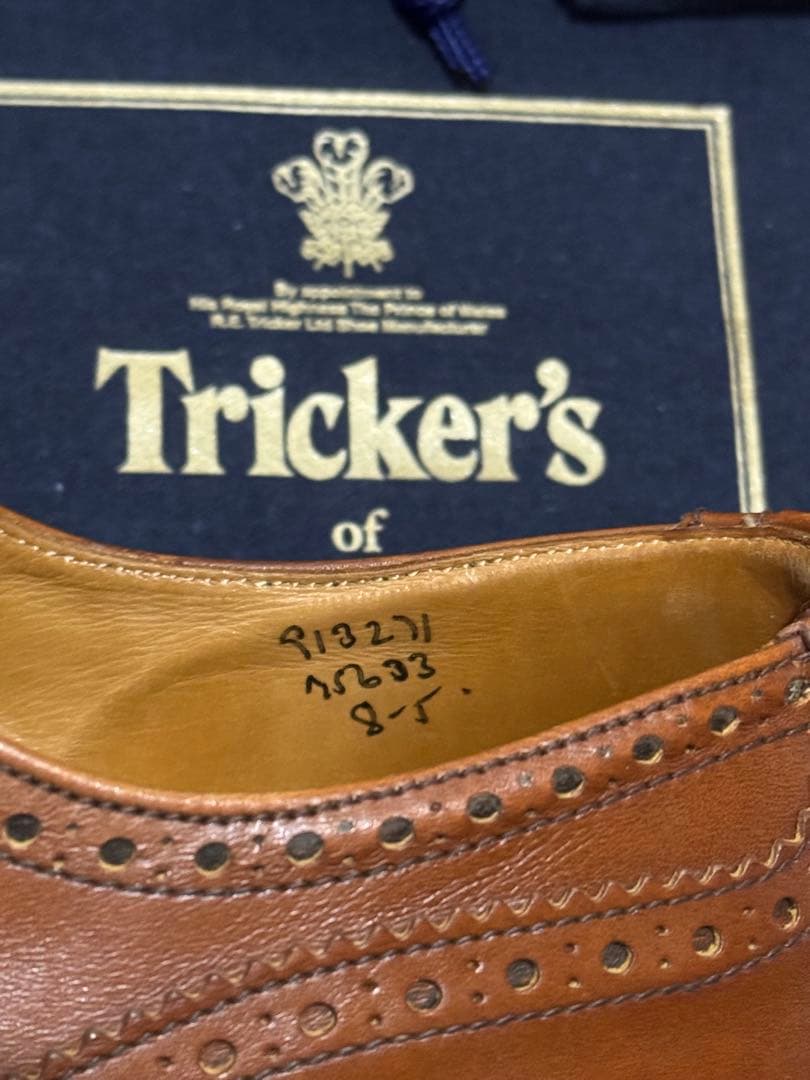 定価11万円トリッカーズバートンマロンUK8フィッティング5 - メルカリ