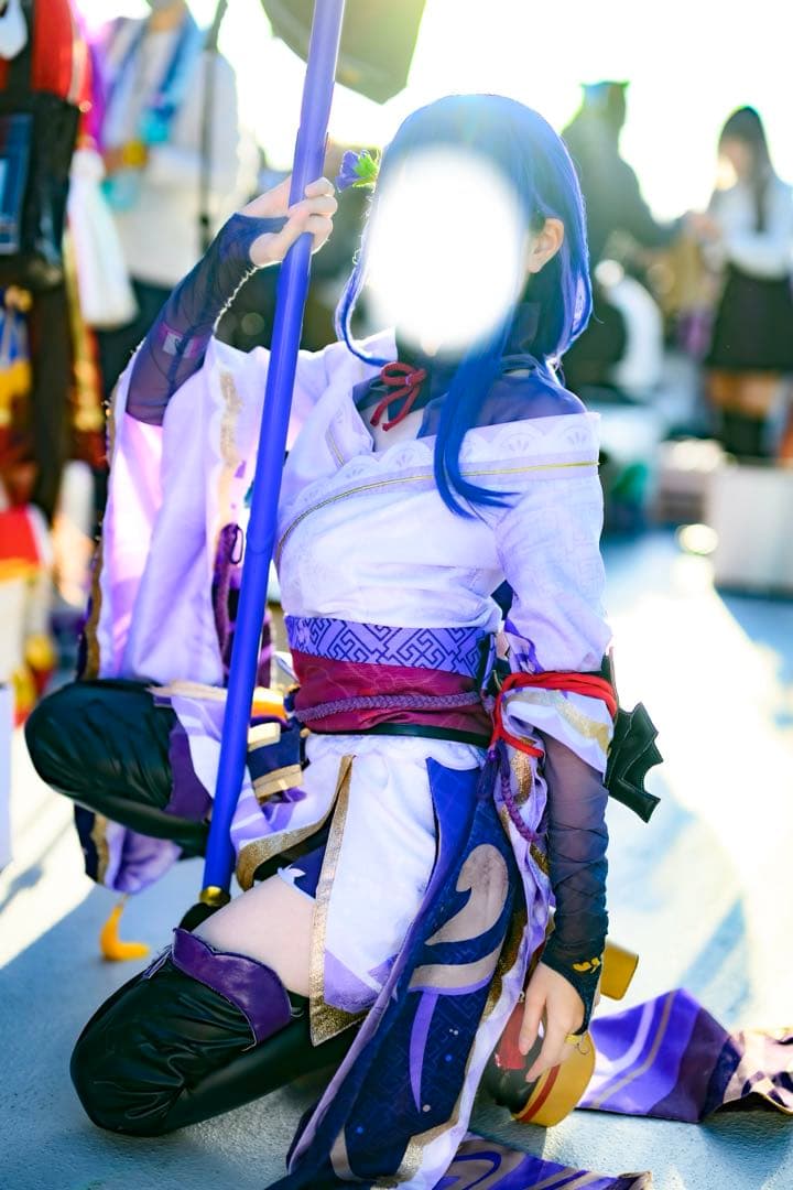 雷電将軍　フルセット武器付き三分妄想 三分妄想 原神 コスプレ 雷電将軍 衣装 リニューアルVer