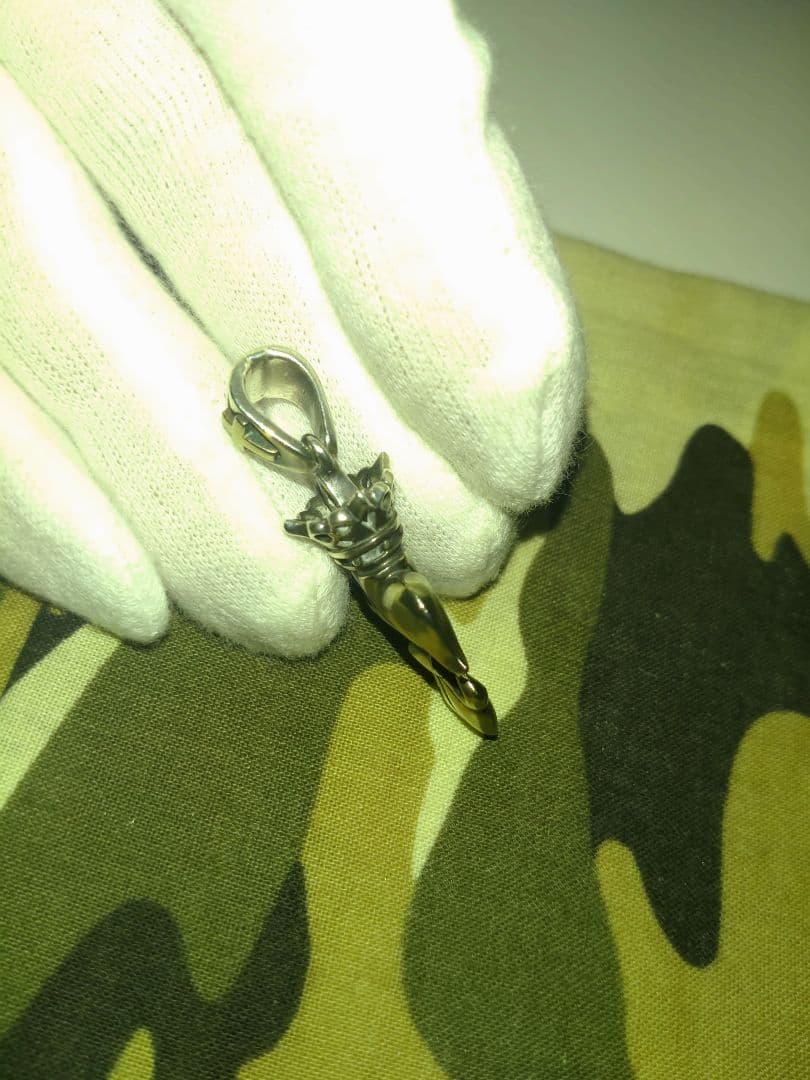 ロードキャメロット百合王冠十字トップ☆オマケ、チェーン 50cm