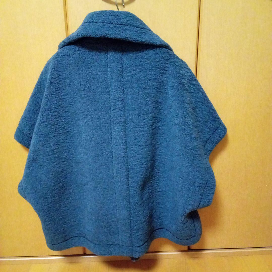 美品❢パシオーネ ボアショートコート ポンチョ テディベア - メルカリ