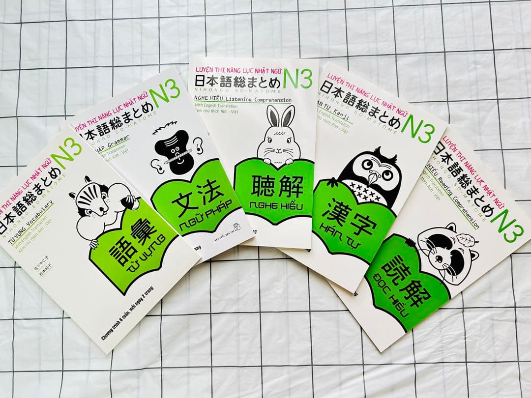 日本語総まとめ SOMATOME N3（ベトナム語。英語版）5冊セット新品