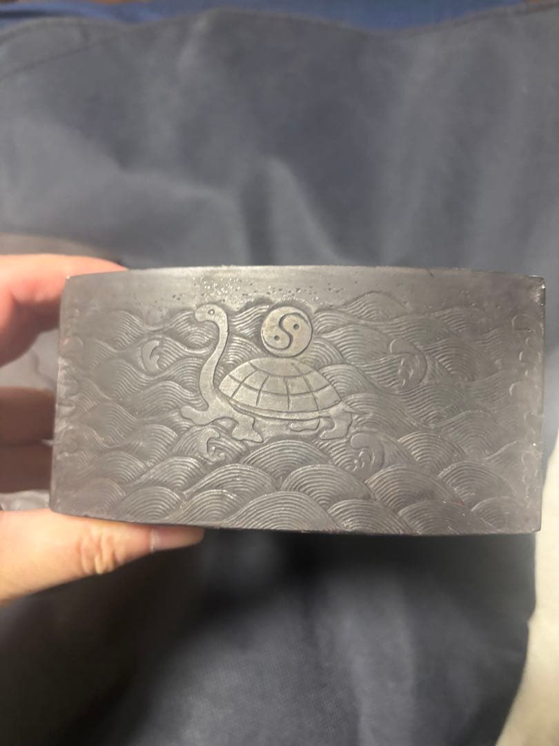 中国古美術品 神獣彫硯 雪浪金星硯 清の時代 高鳳翰 - メルカリ