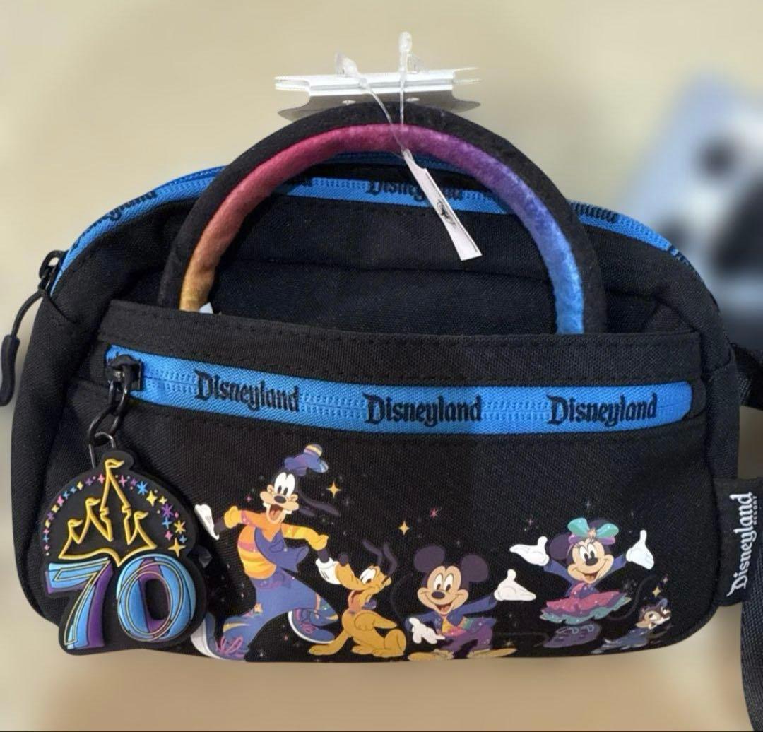 カリフォルニア ディズニー 70周年記念グッズ ショルダーバッグ ボディ