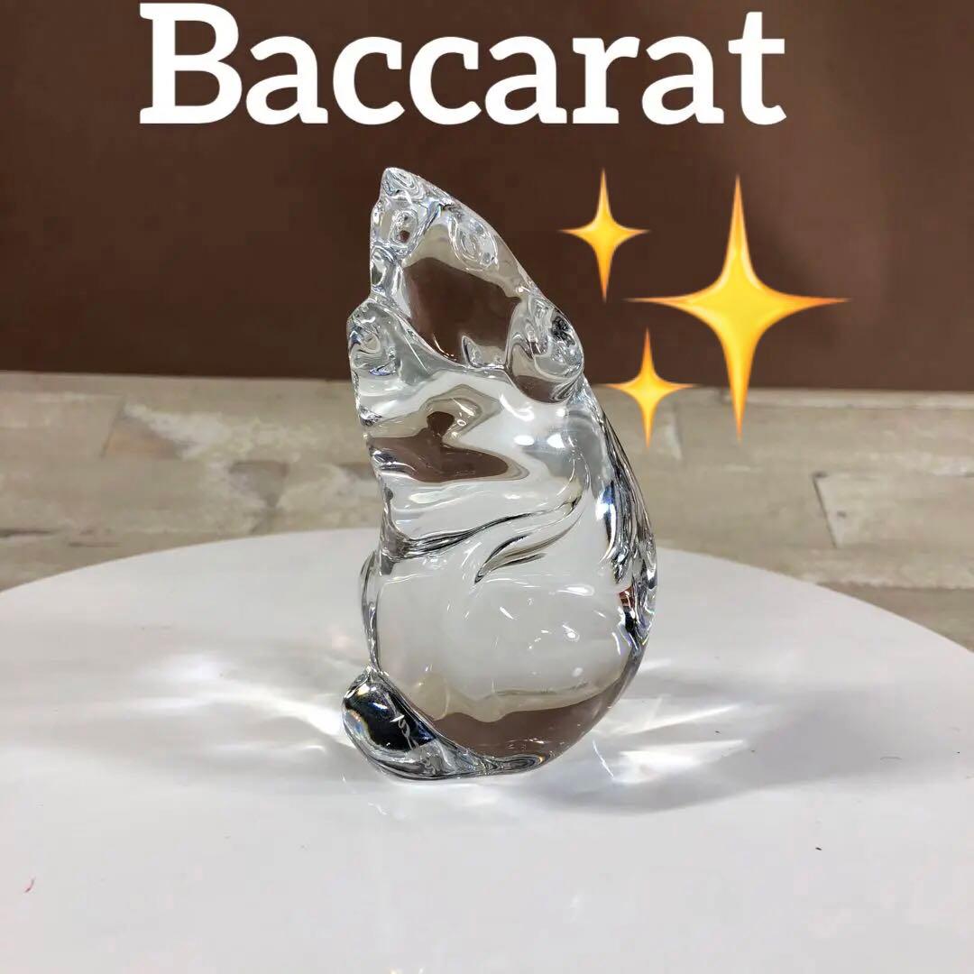 Baccarat ガラス製ネズミの置物 約11cm Baccarat (バカラ) ねずみの置物 干支 クリスタルガラス｜トレファクONLINE