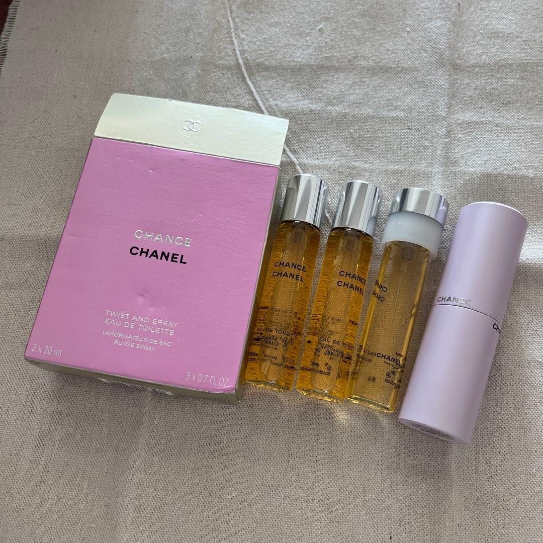 シャネル チャンス ツイスト&スプレー 香水 本体 ＋ 20ml 3本セット