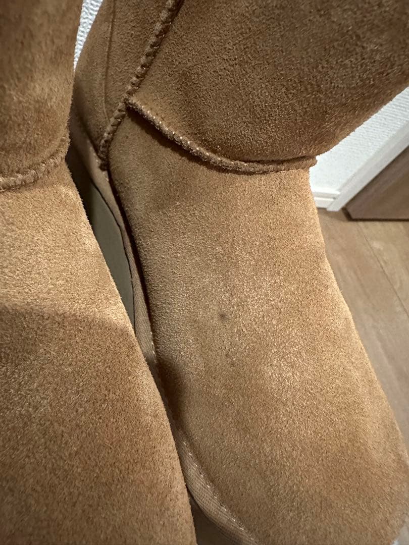 正規品 UGG アグ 厚底 クラシックミニ 24 チェスナット ベージュ