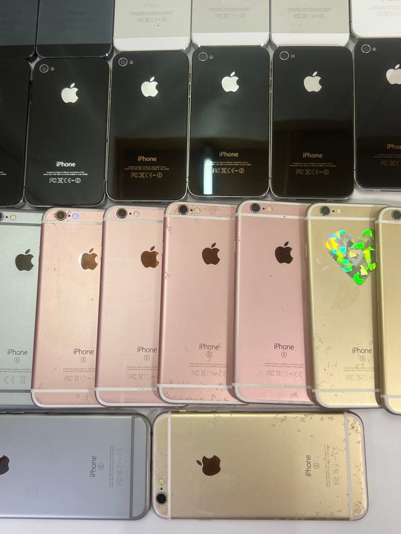 iPhone 各種 まとめて 75台 ジャンク 部品取り コレクション アップル