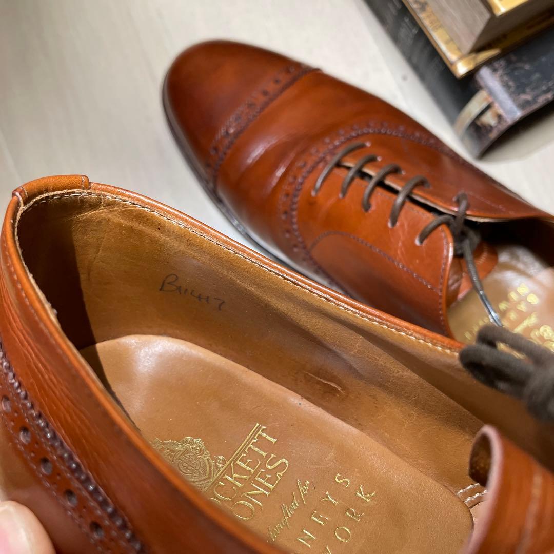 Crockett & Jones ブラウン ドレスシューズ - メルカリ